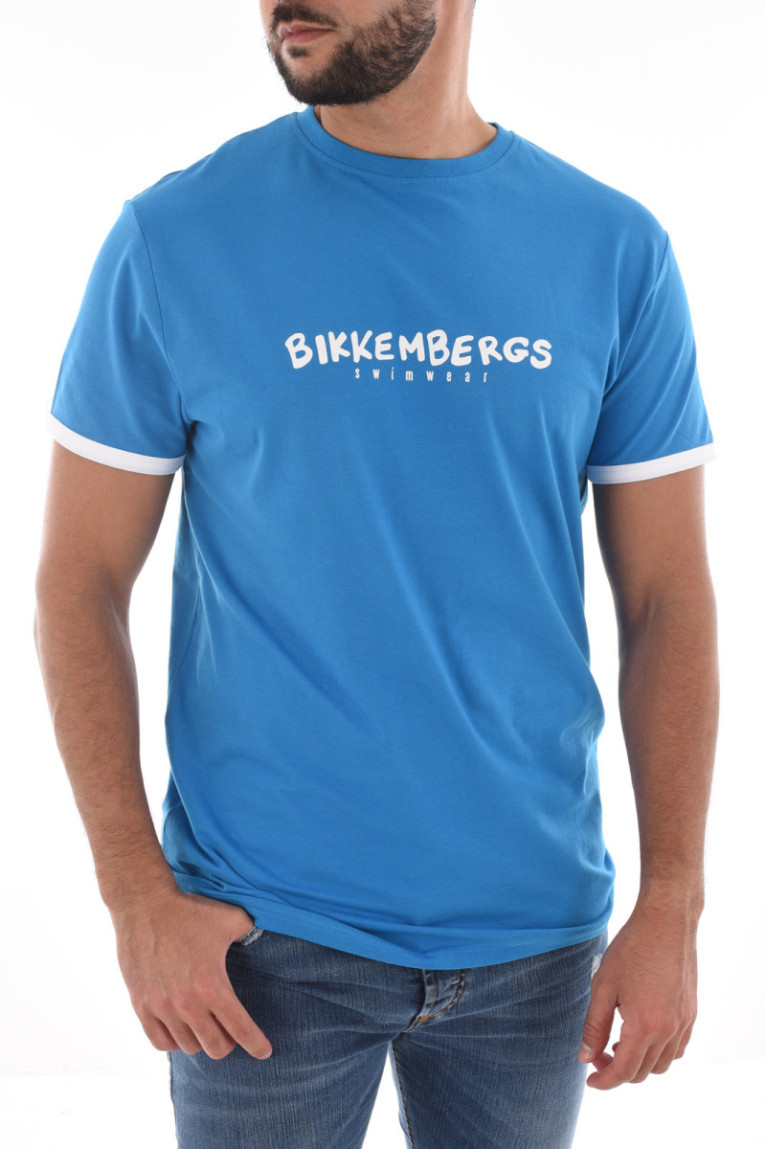 TShirt coton stretch logo printé Bikkembergs
