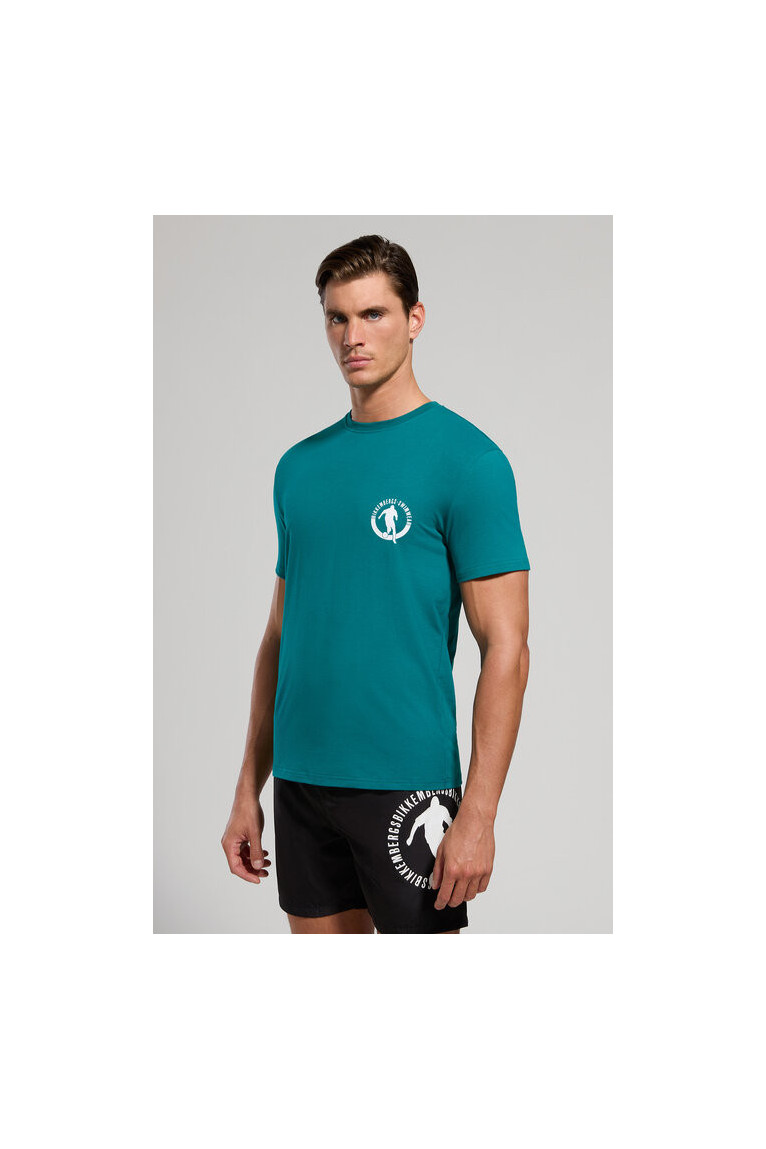 TShirt coton stretch print logo Bikkembergs