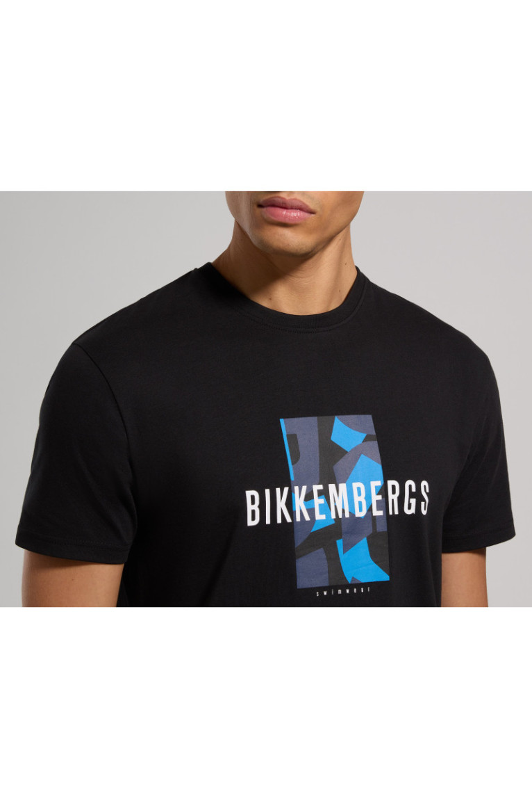 TShirt 100% coton print logo Bikkembergs
