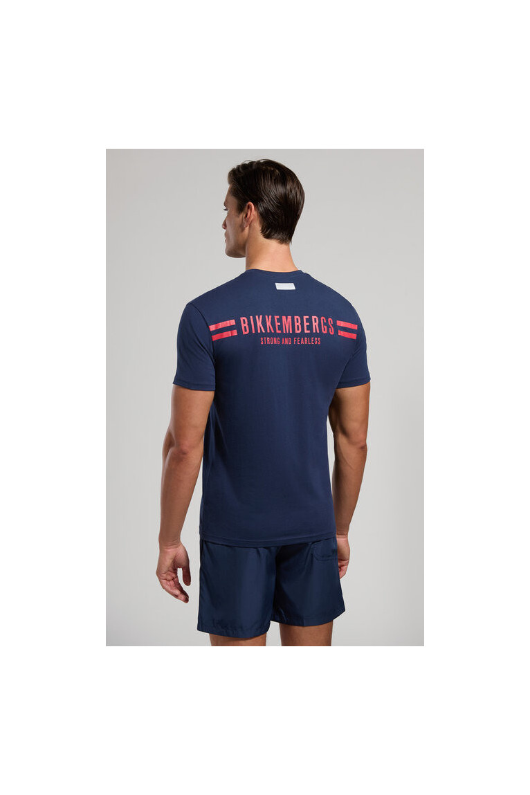 TShirt 100% coton print dos Bikkembergs