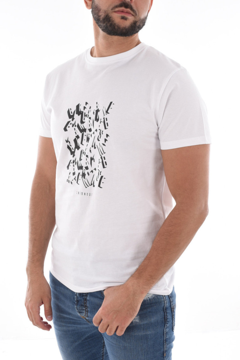 TShirt 100% coton printé Bikkembergs
