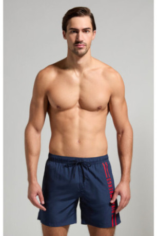 Short de bain print logo latéral Bikkembergs