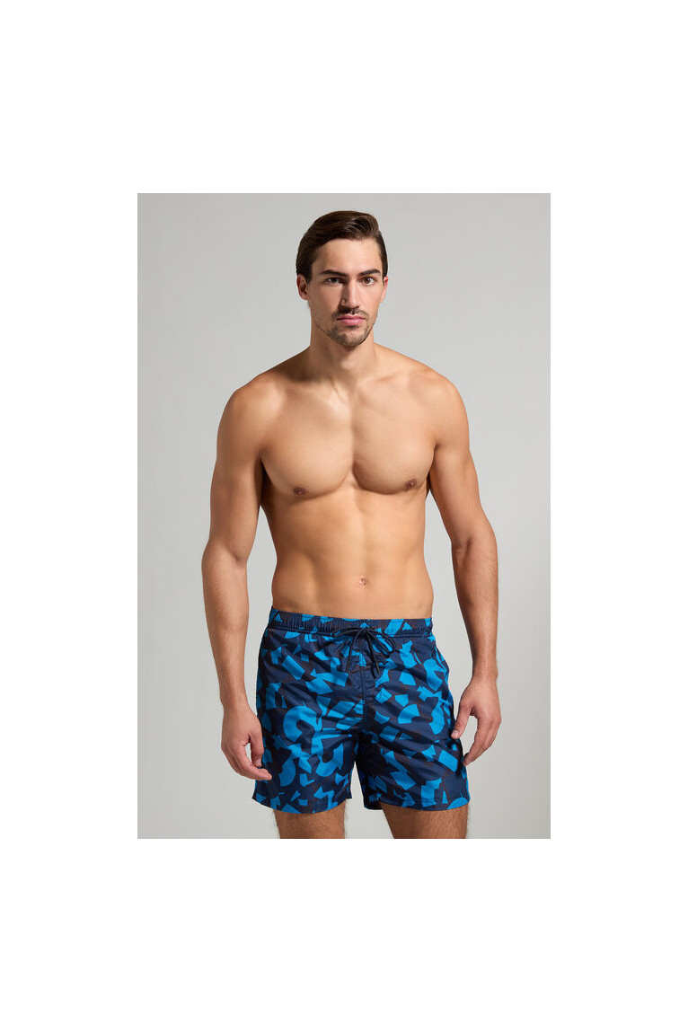 Short de bain motifs Bikkembergs