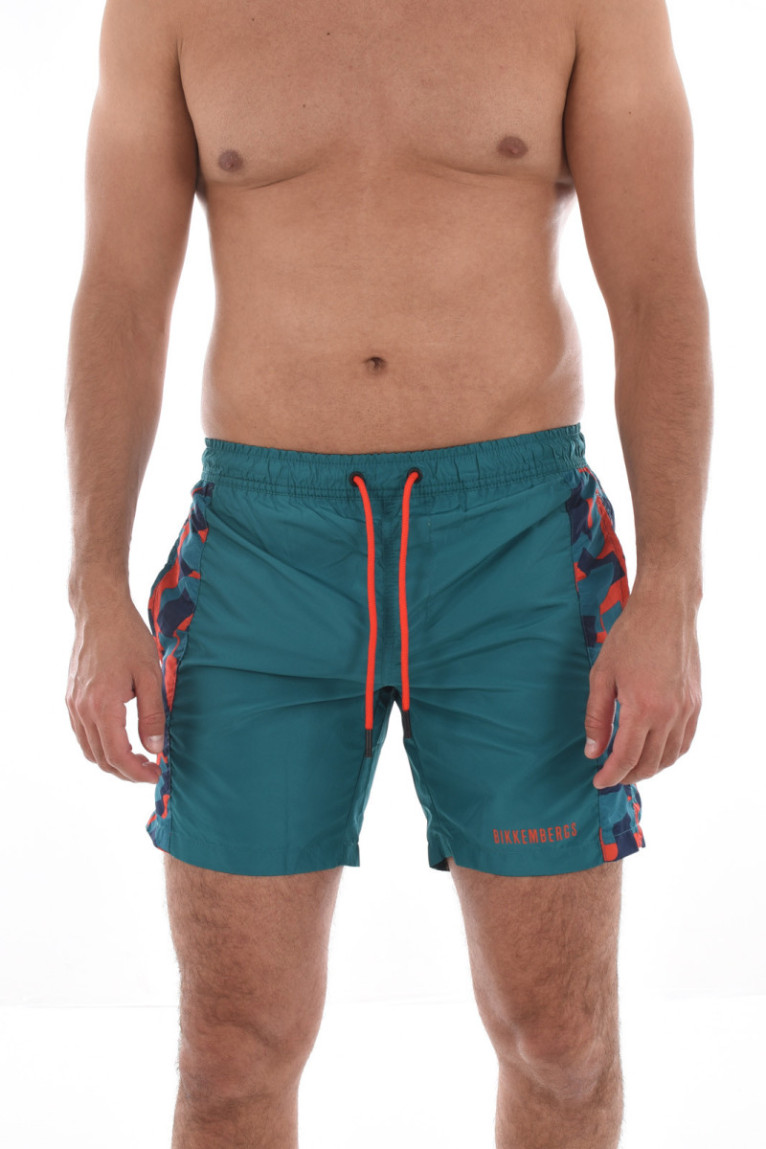 Short de bain bandes motifs Bikkembergs