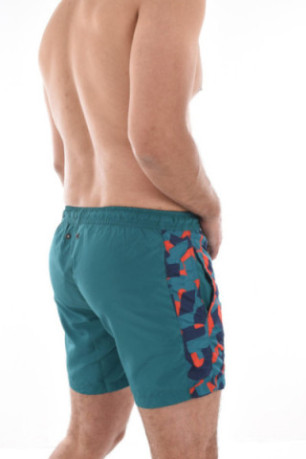 Short de bain bandes motifs Bikkembergs