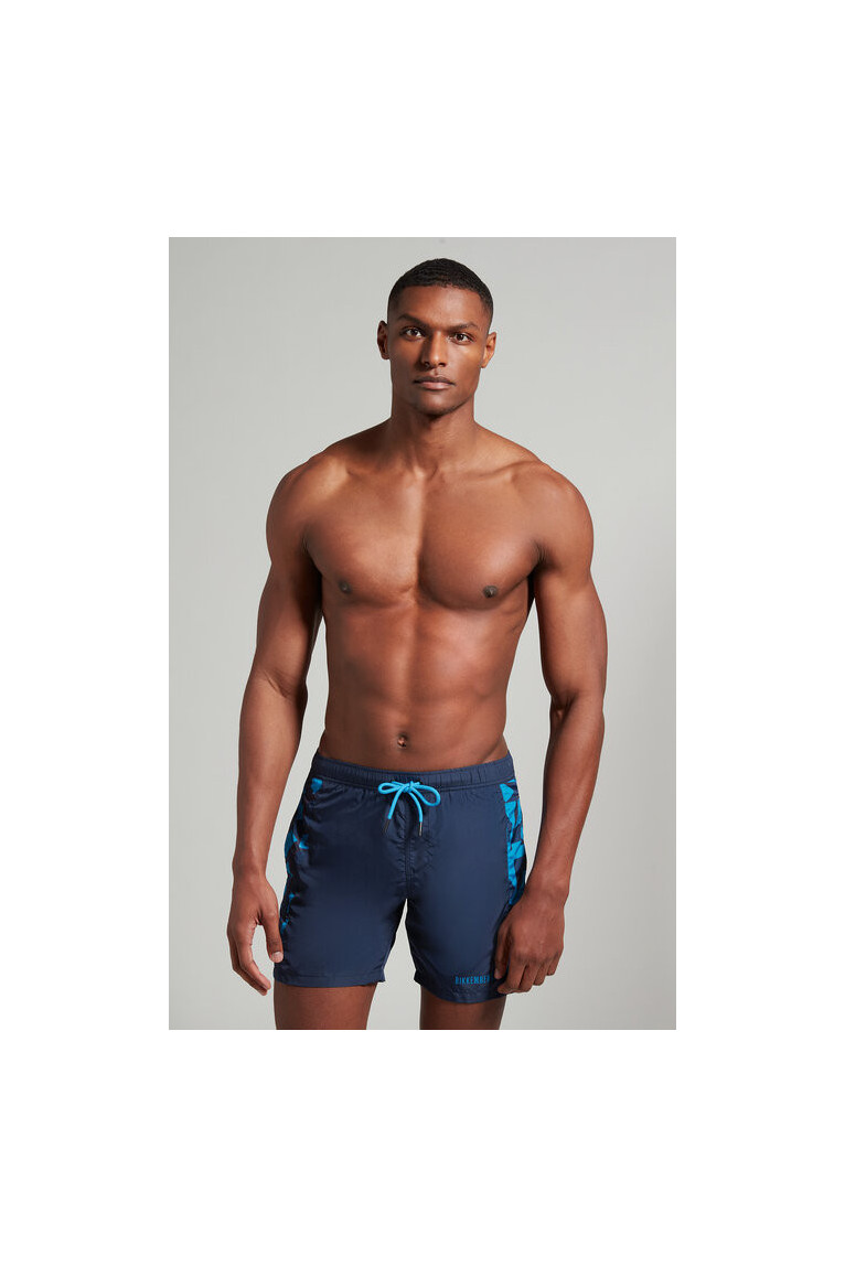 Short de bain bandes motifs Bikkembergs