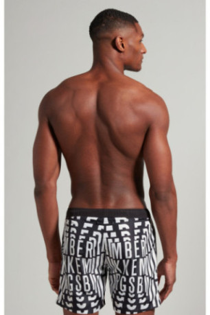 Short de bain all over logo Bikkembergs