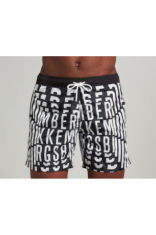 Short de bain all over logo Bikkembergs