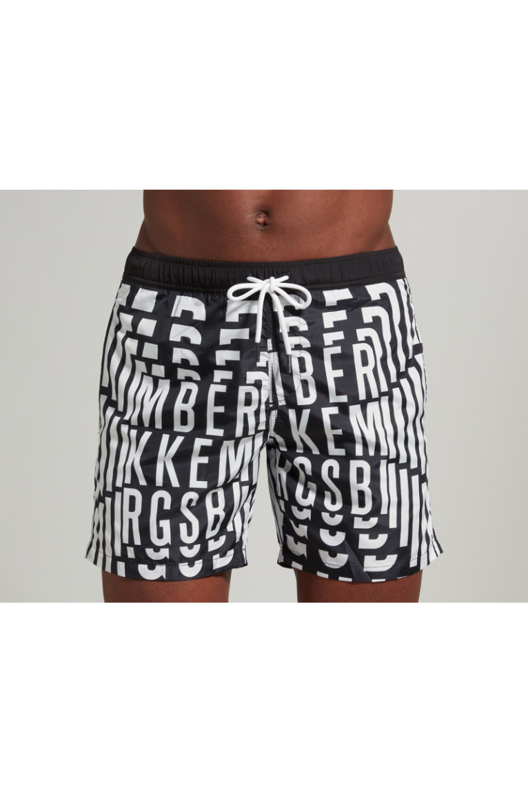 Short de bain all over logo Bikkembergs