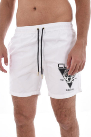 Short de bain print logo Cavalli Class