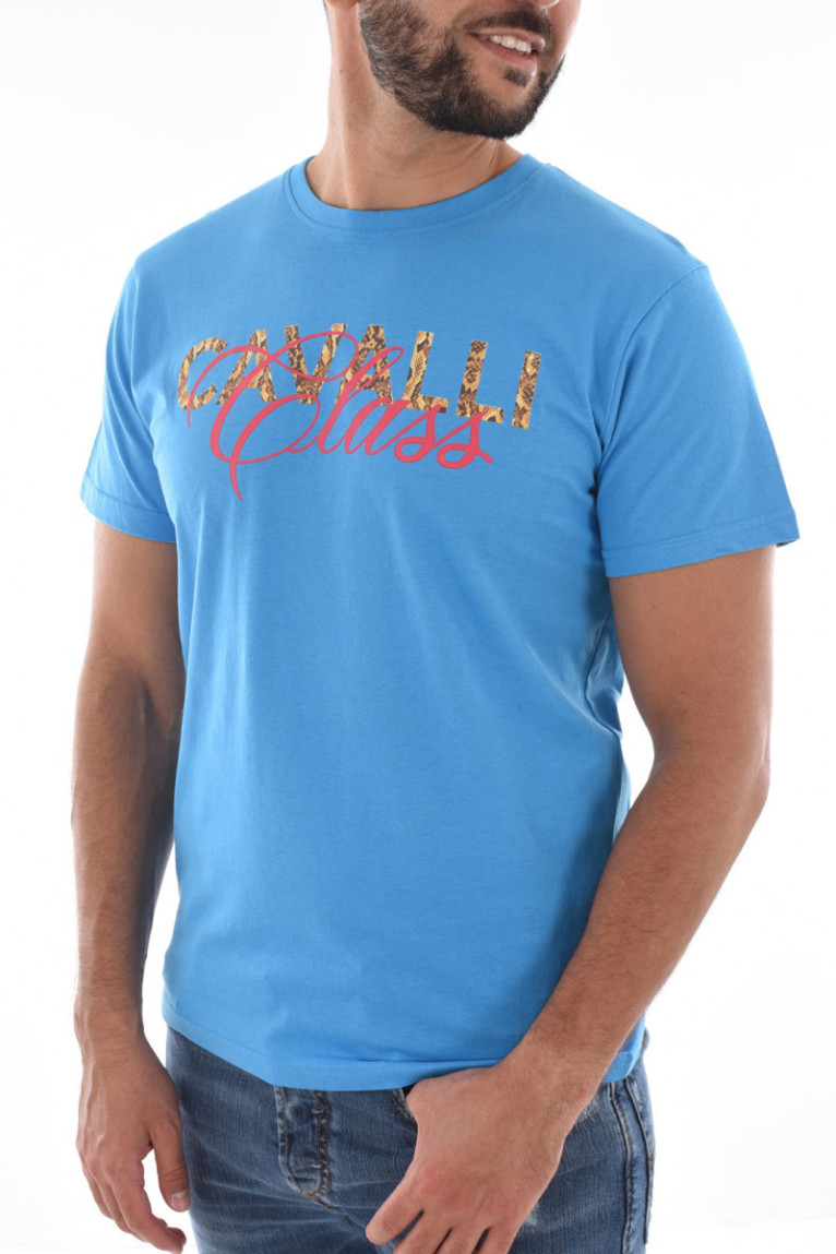 TShirt coton gros logo Cavalli Class