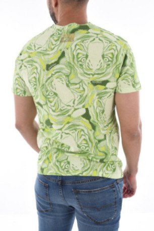 TShirt à imprimé 100% coton Cavalli Class