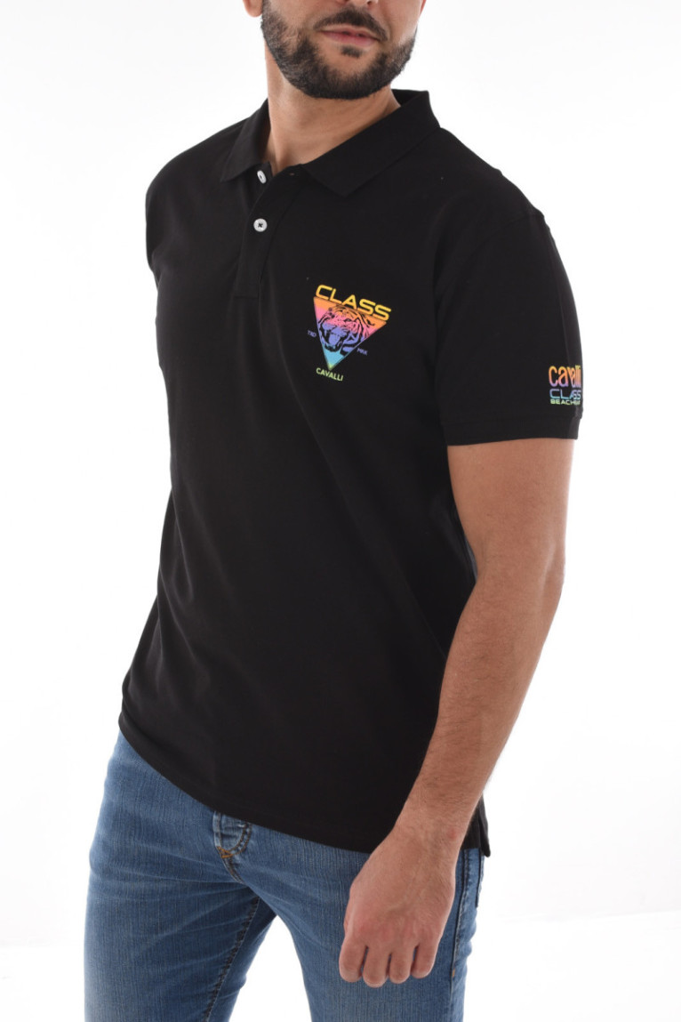 Polo regular 100% coton Cavalli Class
