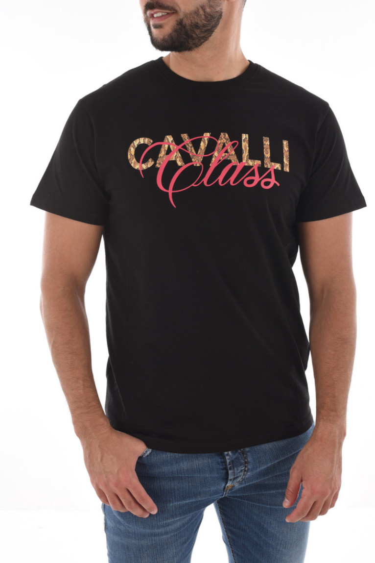 TShirt coton gros logo Cavalli Class