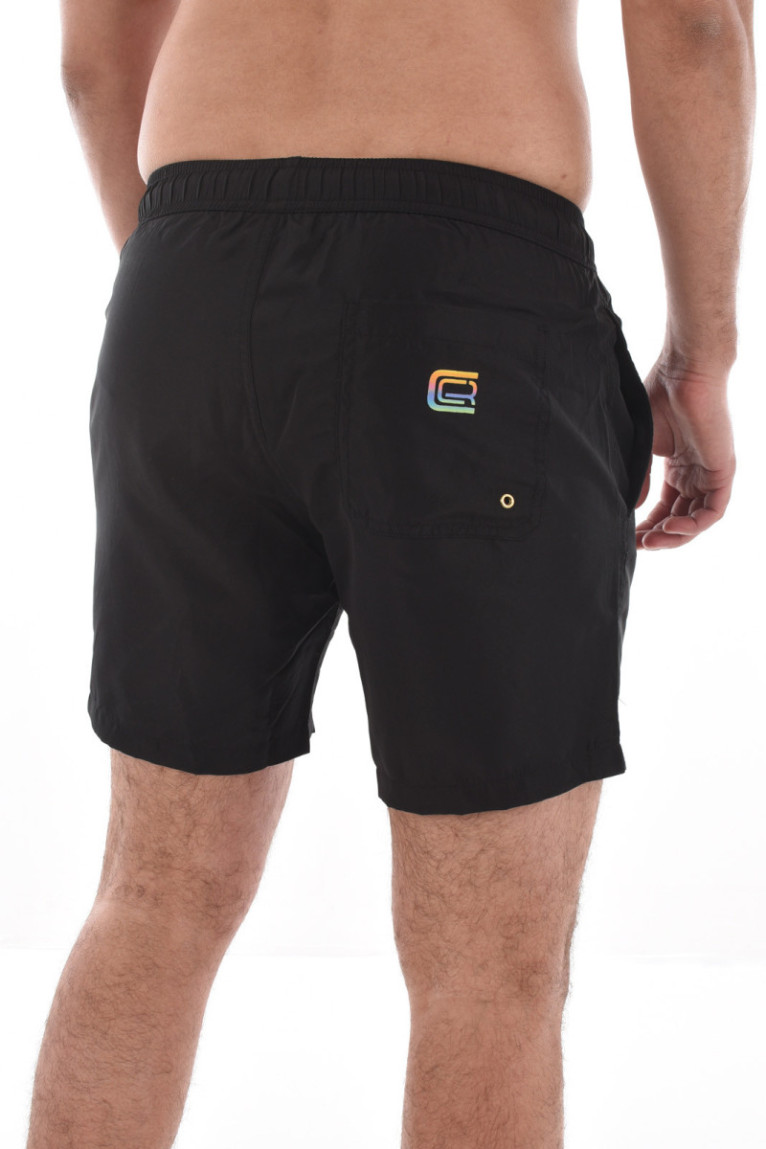 Short de bain print logo Cavalli Class