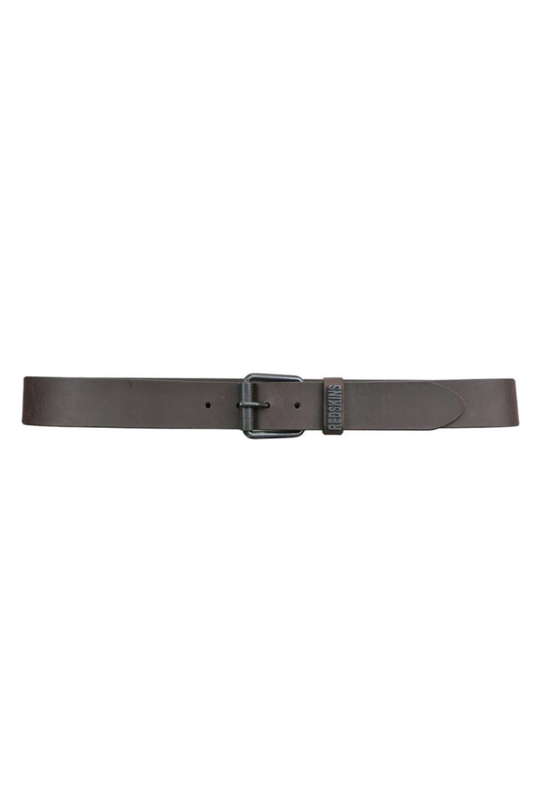 Ceinture cuir logo métal Redskins