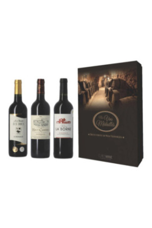 Coffret Découverte des médailles - Bordeaux - 3x75cl