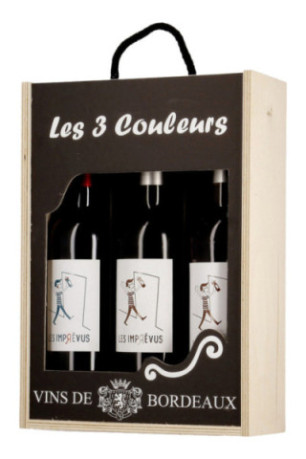 Coffret Les 3 Couleurs - Bordeaux - 3x75cl
