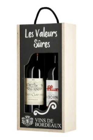Coffret Les Valeurs Sures - Bordeaux - 2x75cl