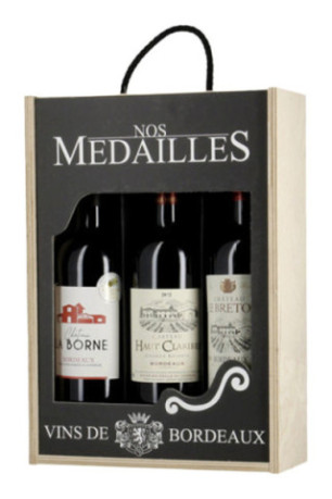 Coffret Nos Médaillés - Bordeaux - 3x75cl