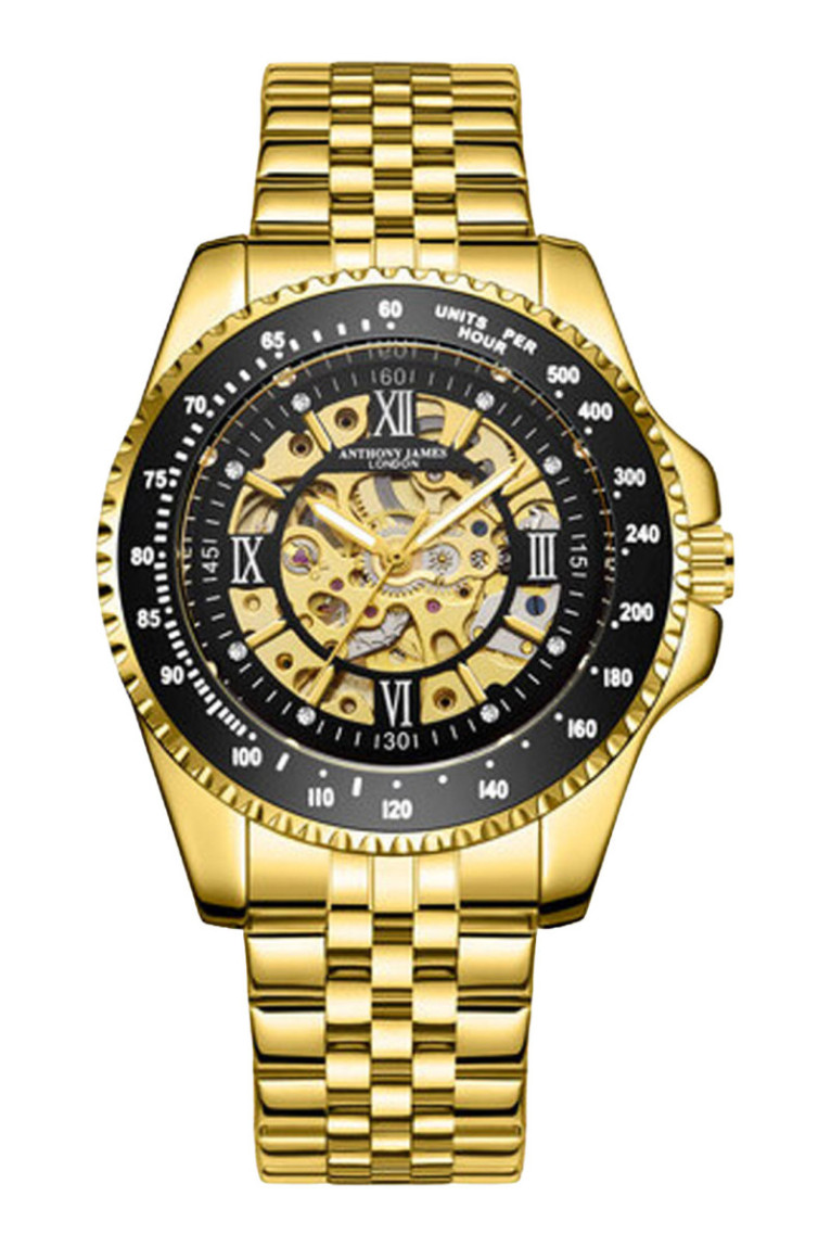 Montre automatique Tachymeter Sports Doré 45 mm