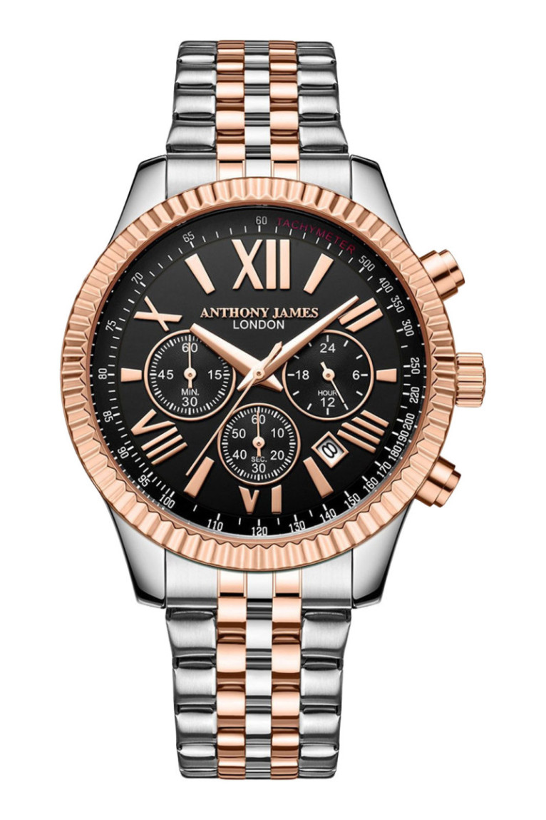 Montre Homme Chrono Sports Bicolore 43.5 mm