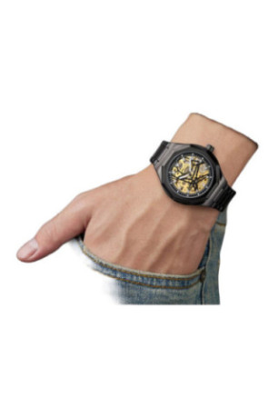 Montre automatique Sports Skeleton Noir 42 mm