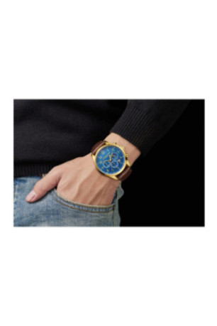 Chronographe Moonphase Edition Limitée Doré et Bleu 43 mm
