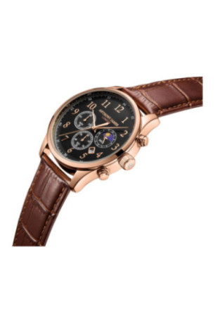Montre Chronographe Moonphase Limited Edition Noir et Or Rose 43 mm