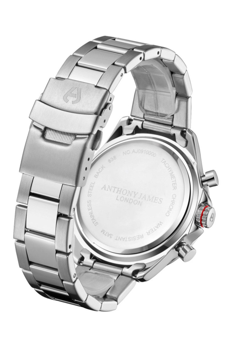 Montre chronographe tachymètre Limited Edition Homme Noir