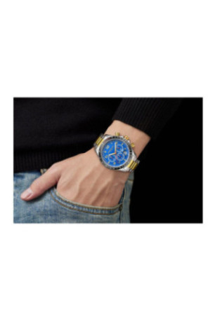 Chronographe Tachymètre Limited Edition Bicolore Bleu et Doré 43 mm