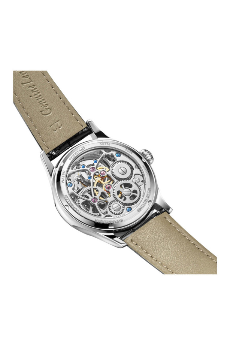 Montre Tourbillon Édition Limitée Jaune et Noir 42 mm