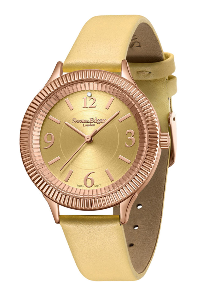 Montre Boudica Crown Diamond Rose Rose 38 mm