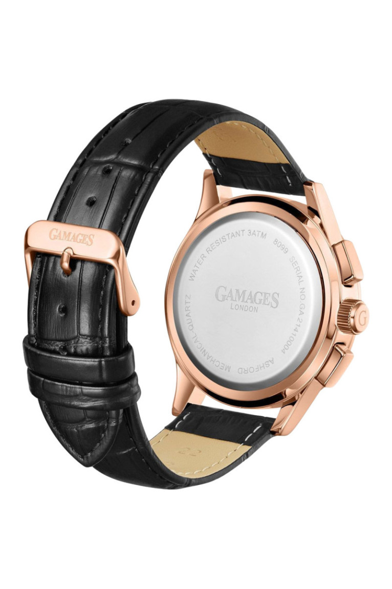 Montre Ashford Rose et Gris