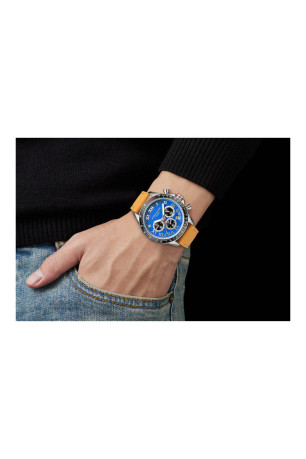Montre Tachymeter Turbo Bleu 43 mm