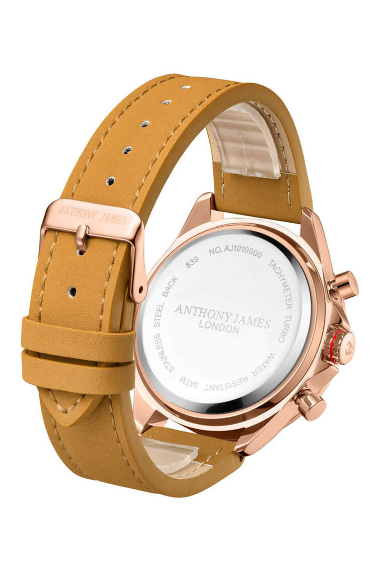 Montre Limited Edition Tachymeter Turbo Rose brun 43 mm