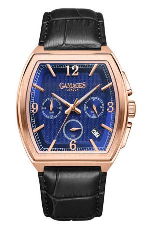 Montre Lancaster Edmund Homme Bleu et Rose Doré 39 mm