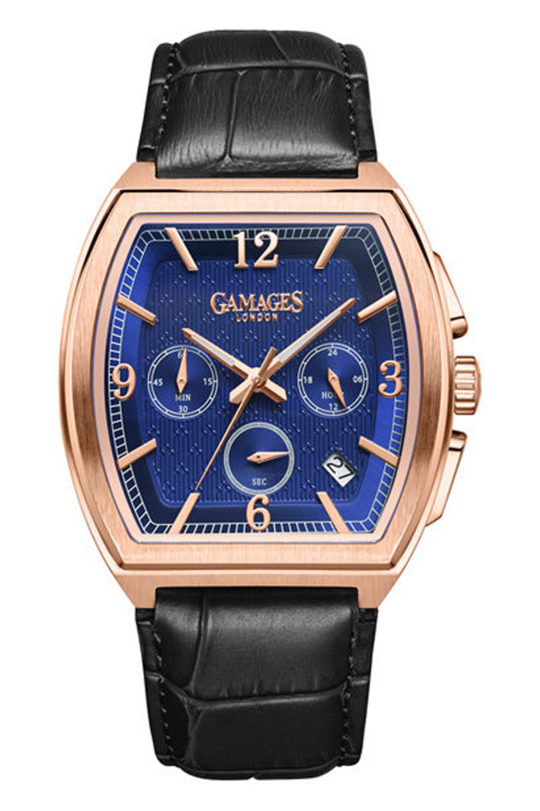 Montre Lancaster Edmund Homme Bleu et Rose Doré 39 mm
