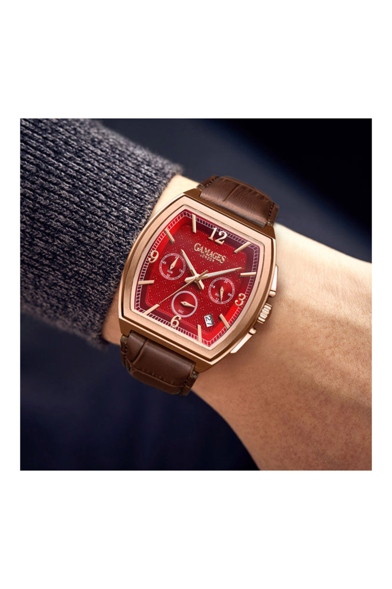 Montre Lancaster Homme Rouge rose
