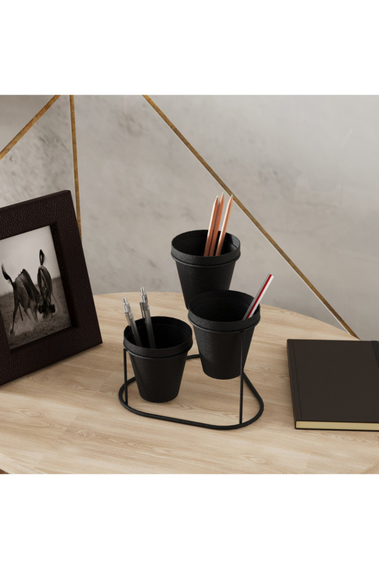 Accessoire décoratif en métal - Noir
