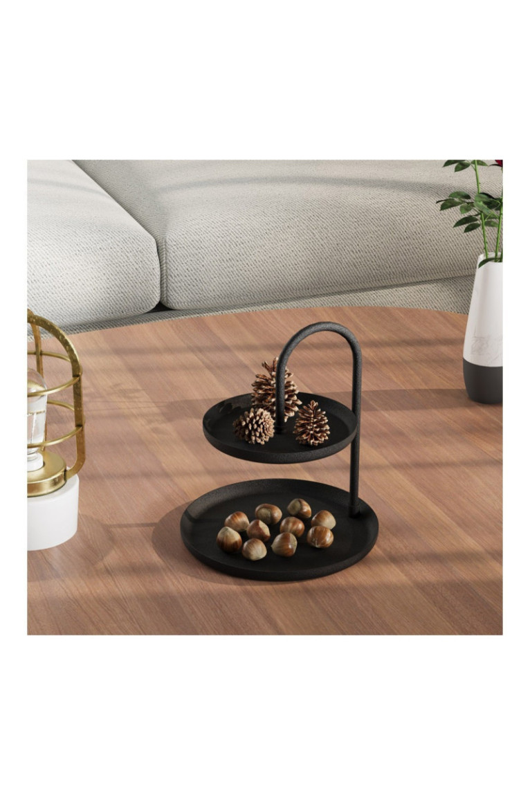 Accessoire décoratif en métal - Noir