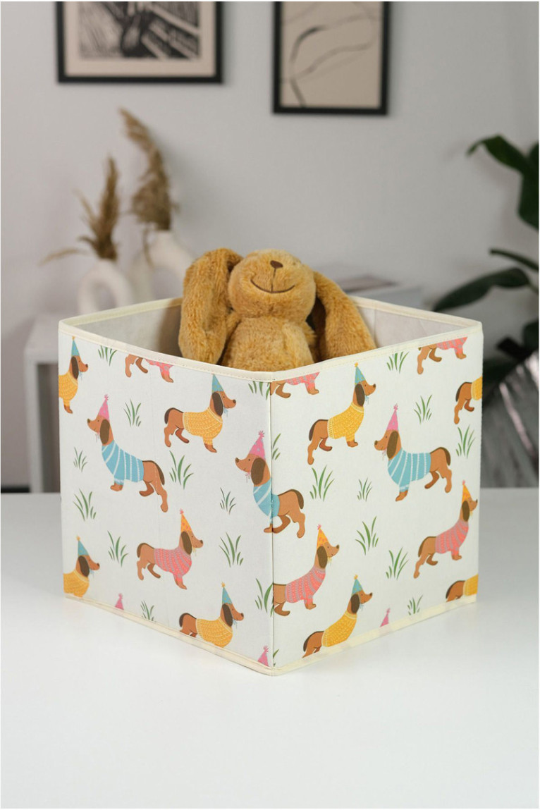 Panier en feutre - Multicolore