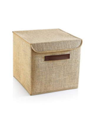 Boîte de rangement en feutre - Brun clair