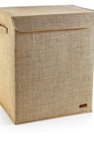 Boîte de rangement en feutre - Brun clair
