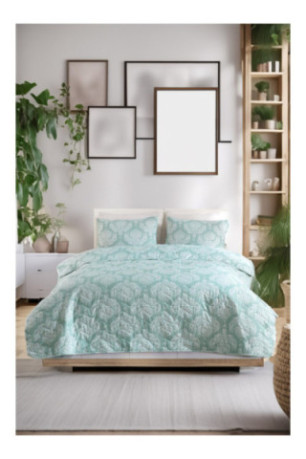 Ensemble de couvre-lit matelassé - 240x220cm