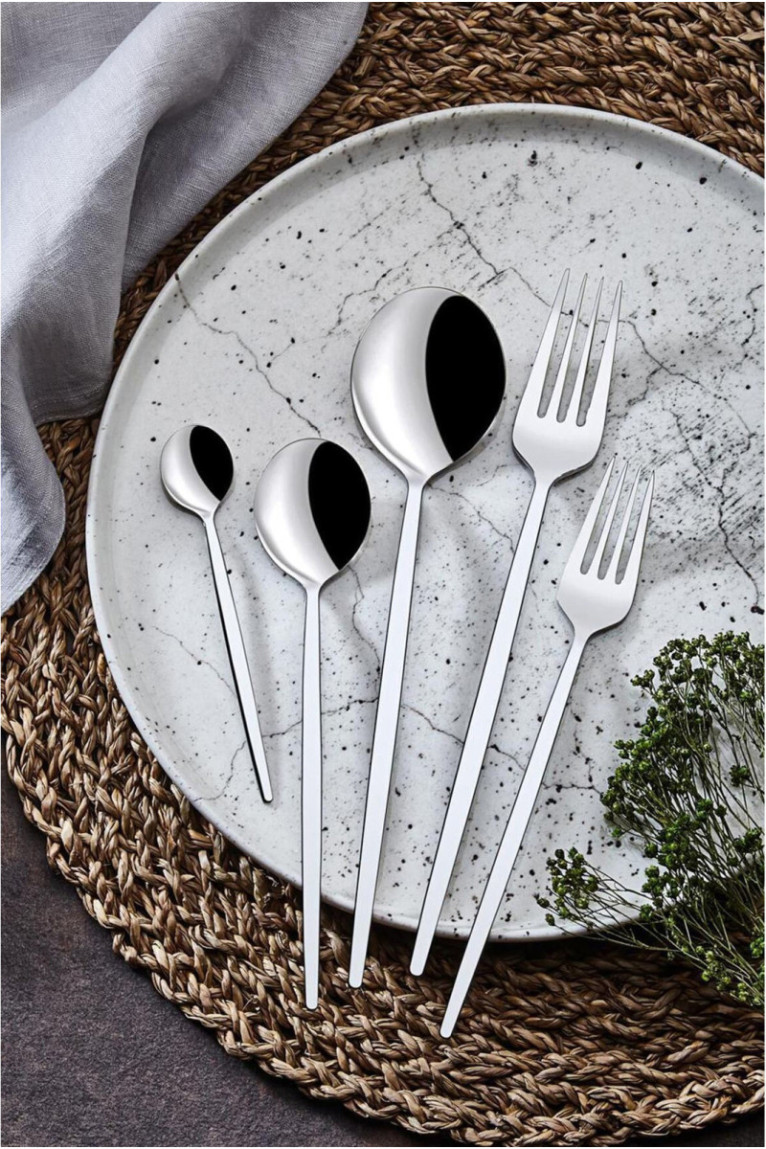Ensemble de couverts (30 pièces) - Chrome