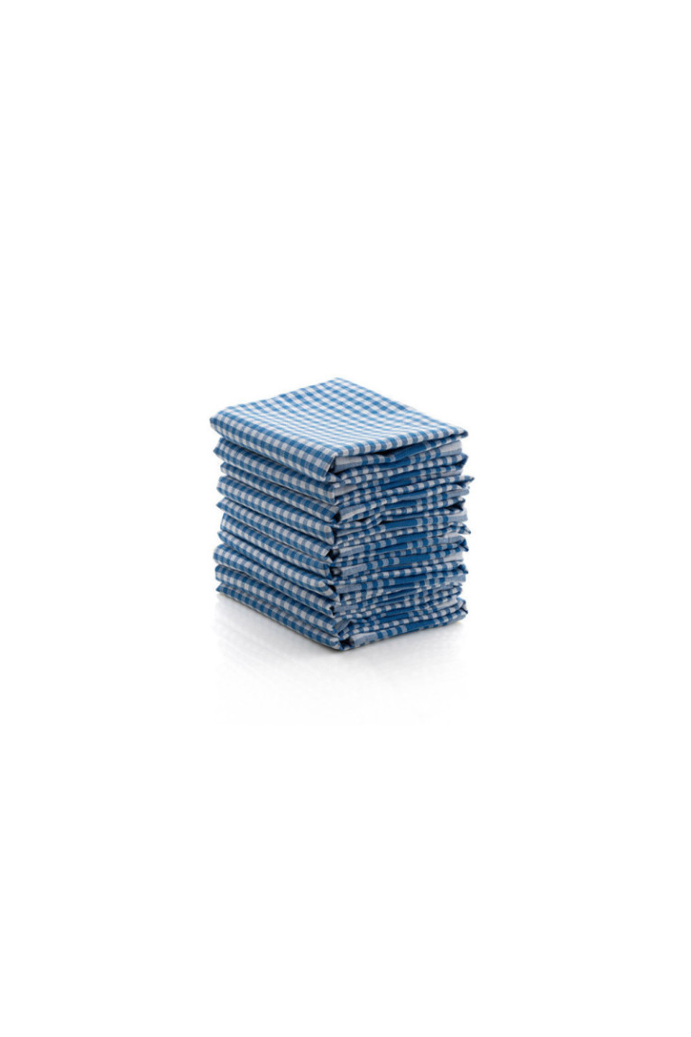 Ensemble de torchons (10 pièces) - Bleu Blanc