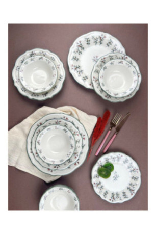 Service de table (24 pièces) - Multicolore