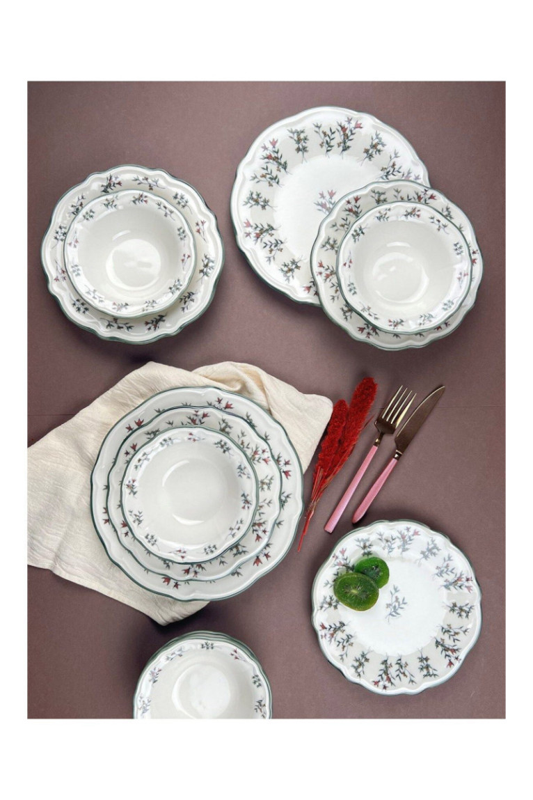 Service de table (24 pièces) - Multicolore