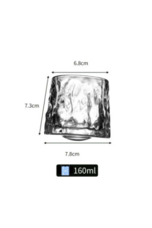 Ensemble de verres à whisky (2 pièces) - Transparent